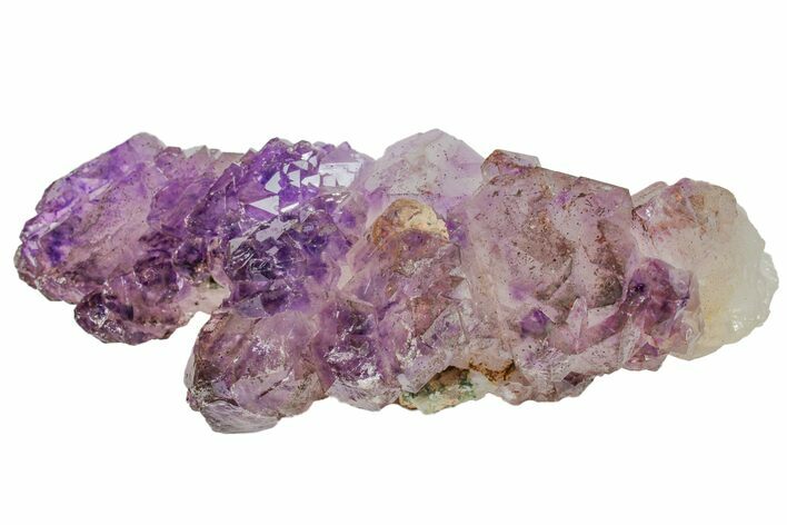 Amethyst Crystal Cluster w/ Hematite Inclusions - India #168782